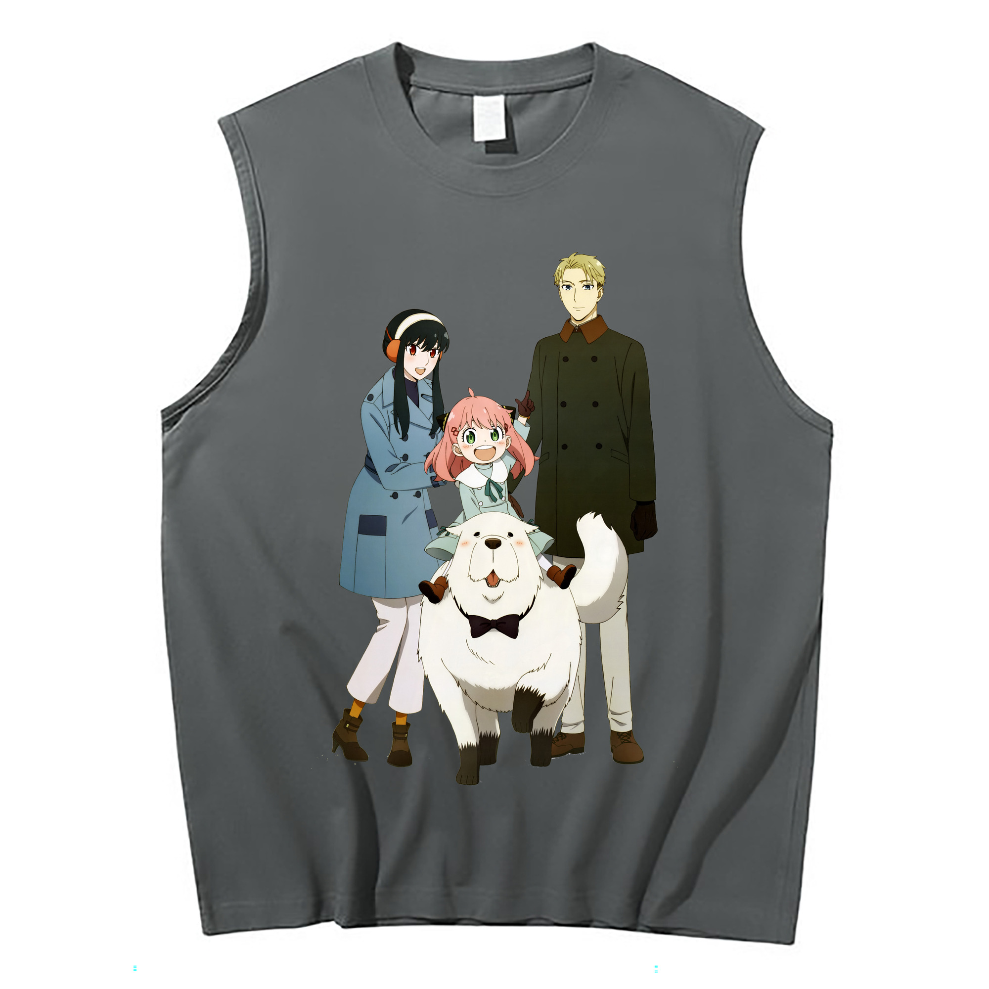（画像用） SPY×FAMILY间谍家家酒 コットン100％タンクトップ（フロントプリント）